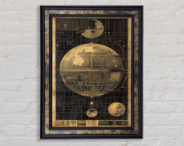 Peachy Hair Framed Print