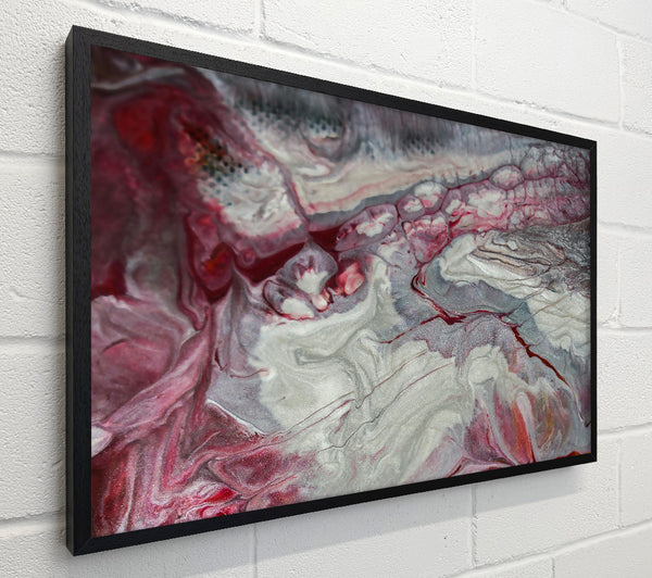 Crimson Swirls And Streams