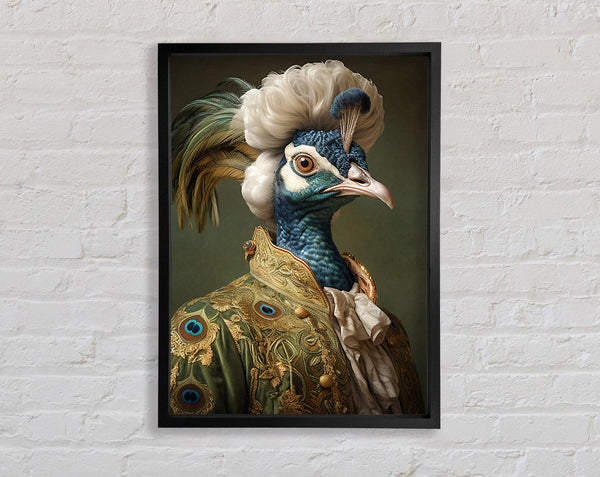 Peacock Renaissance Framed Print