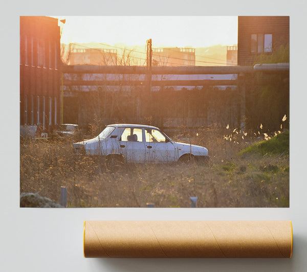 Golden Hour Abandonment Poster