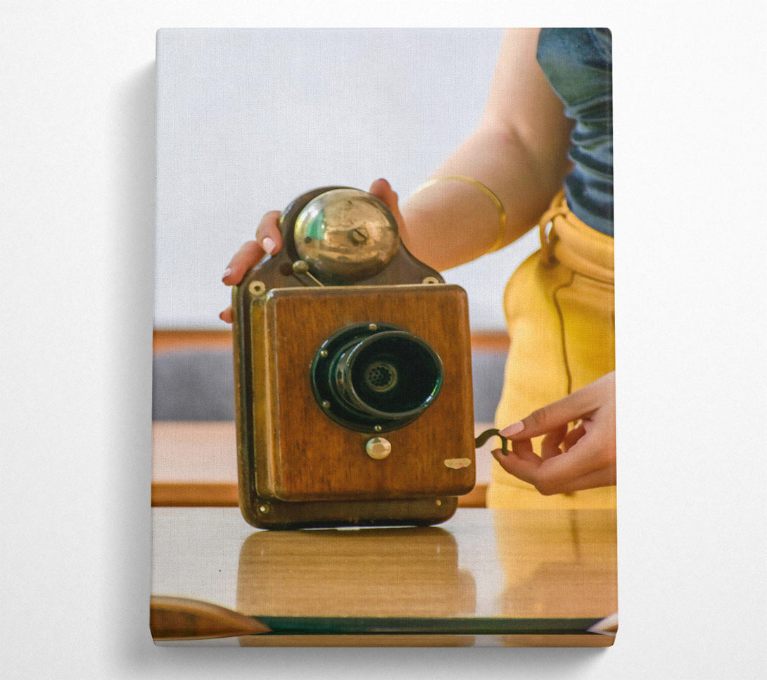  A Canvas Print of Loading... Canvas Print