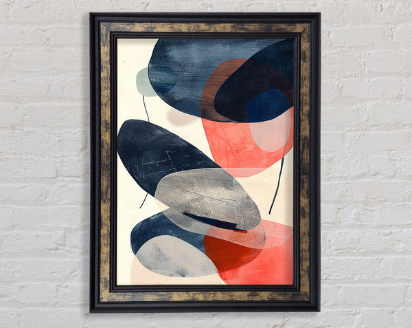 Pebbles Of Modern Art Framed Print