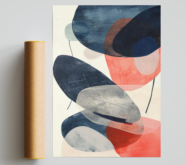 Pebbles Of Modern Art Print