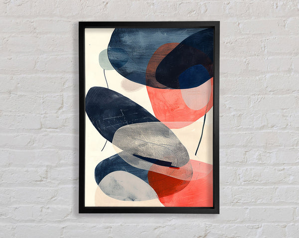 Pebbles Of Modern Art Framed Print