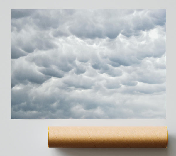 Grey Sky Canvas Poster