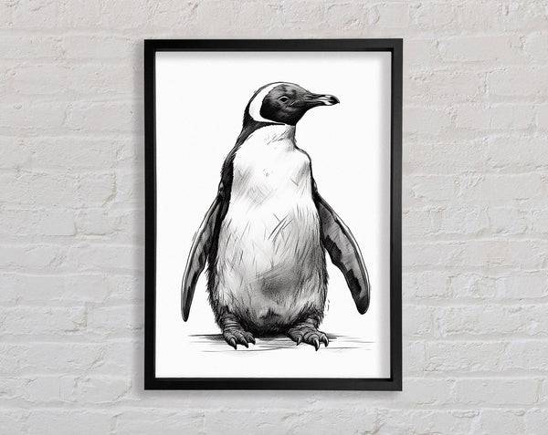 Penguin Cute Framed Print