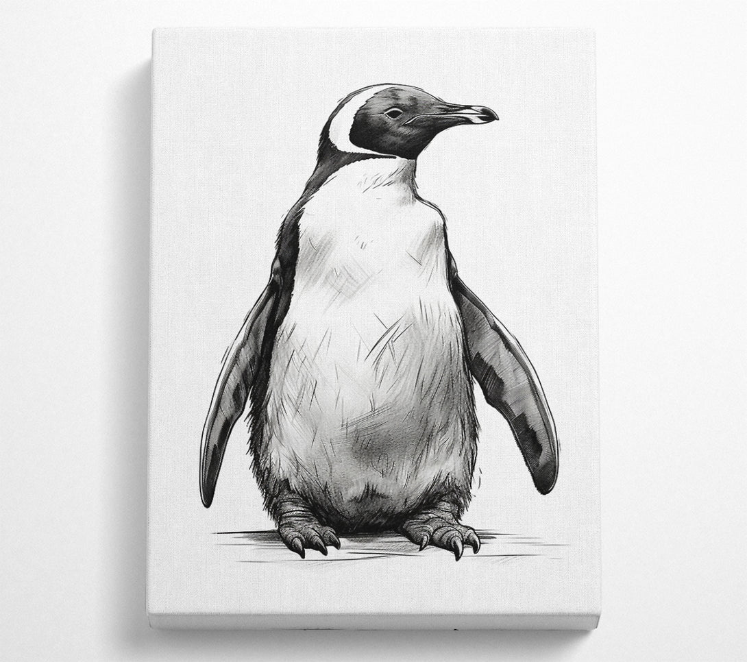  A Canvas Print of Penguin Cute Canvas Wall Art
