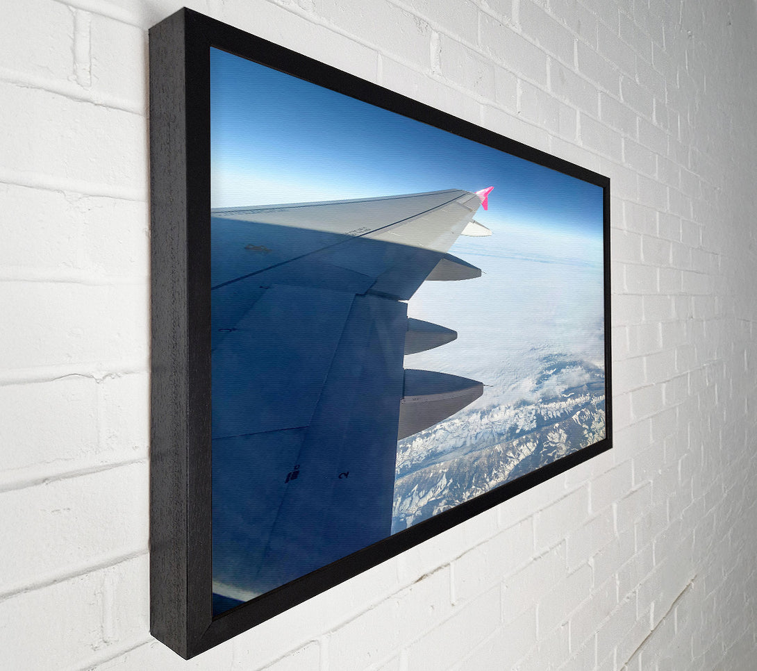  A Canvas Print of White Winged Horizon Canvas Wall Art