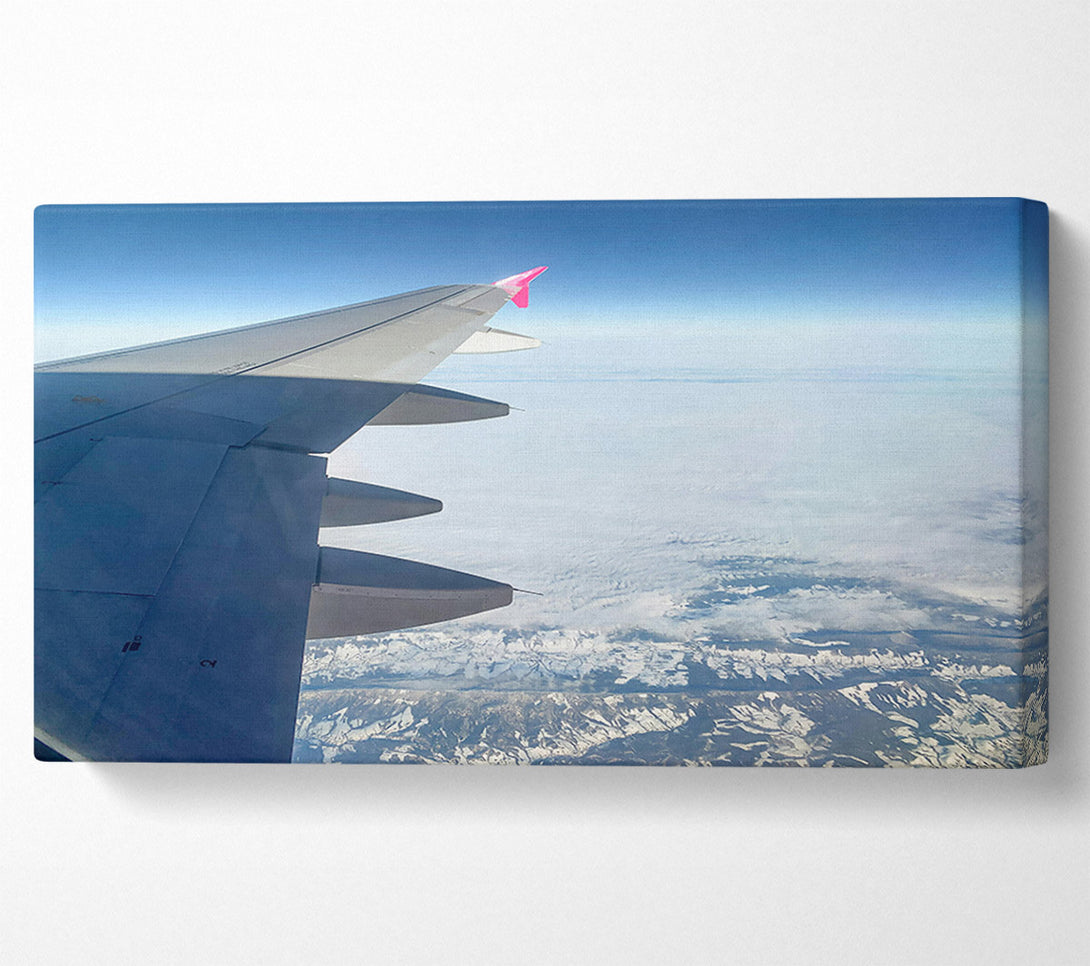  A Canvas Print of White Winged Horizon Canvas Wall Art