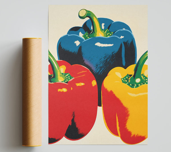 Peppers Vintage Print