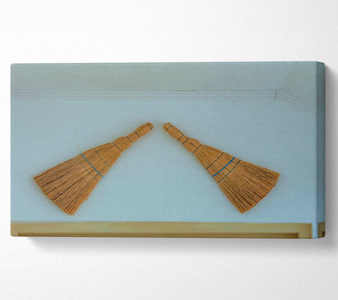  A Canvas Print of Golden Broom Welcome Canvas Art