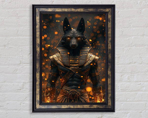 Pharaoah Wolf Framed Print