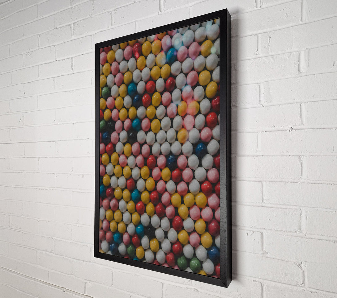  A Canvas Print of White Candy Dreams Canvas Wall Art