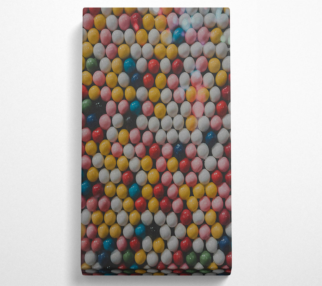  A Canvas Print of White Candy Dreams Canvas Wall Art