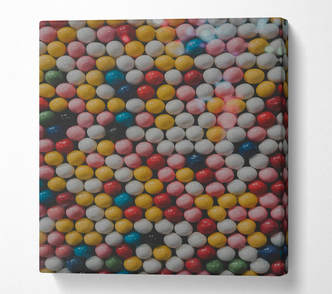  A Canvas Print of White Candy Dreams Canvas Wall Art