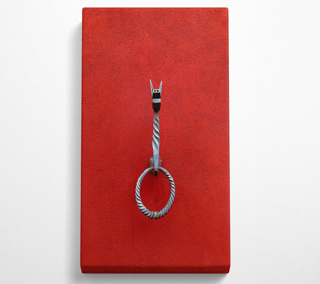  A Canvas Print of Crimson Ring Of Iron Canvas Wall Art
