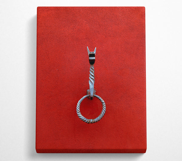  A Canvas Print of Crimson Ring Of Iron Canvas Wall Art