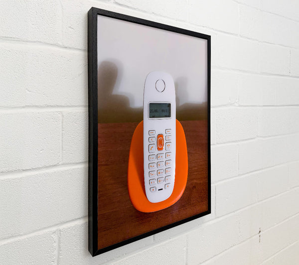 Orange Cordless Phone