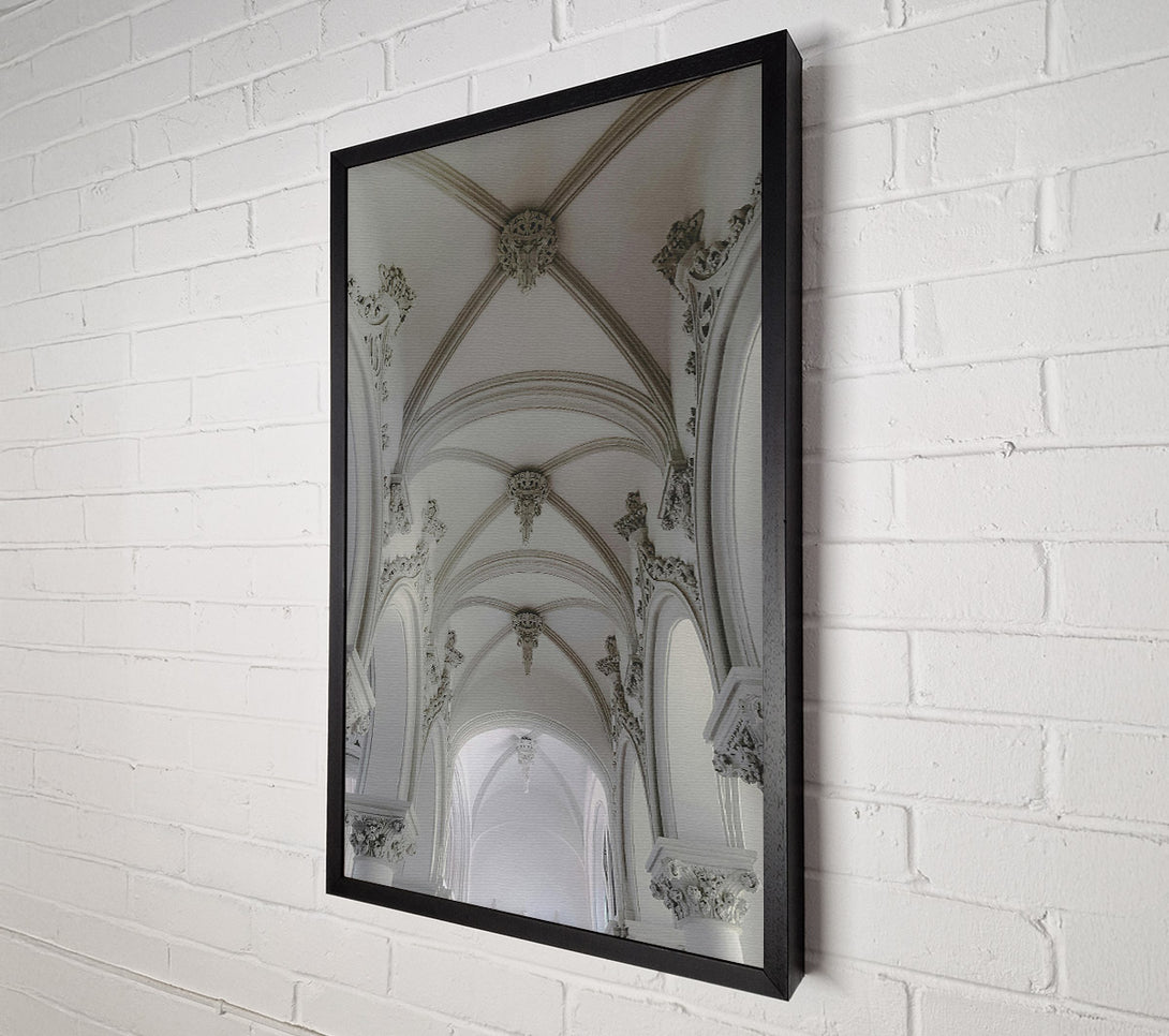  A Canvas Print of Ivory Vaulted Arches Canvas Art