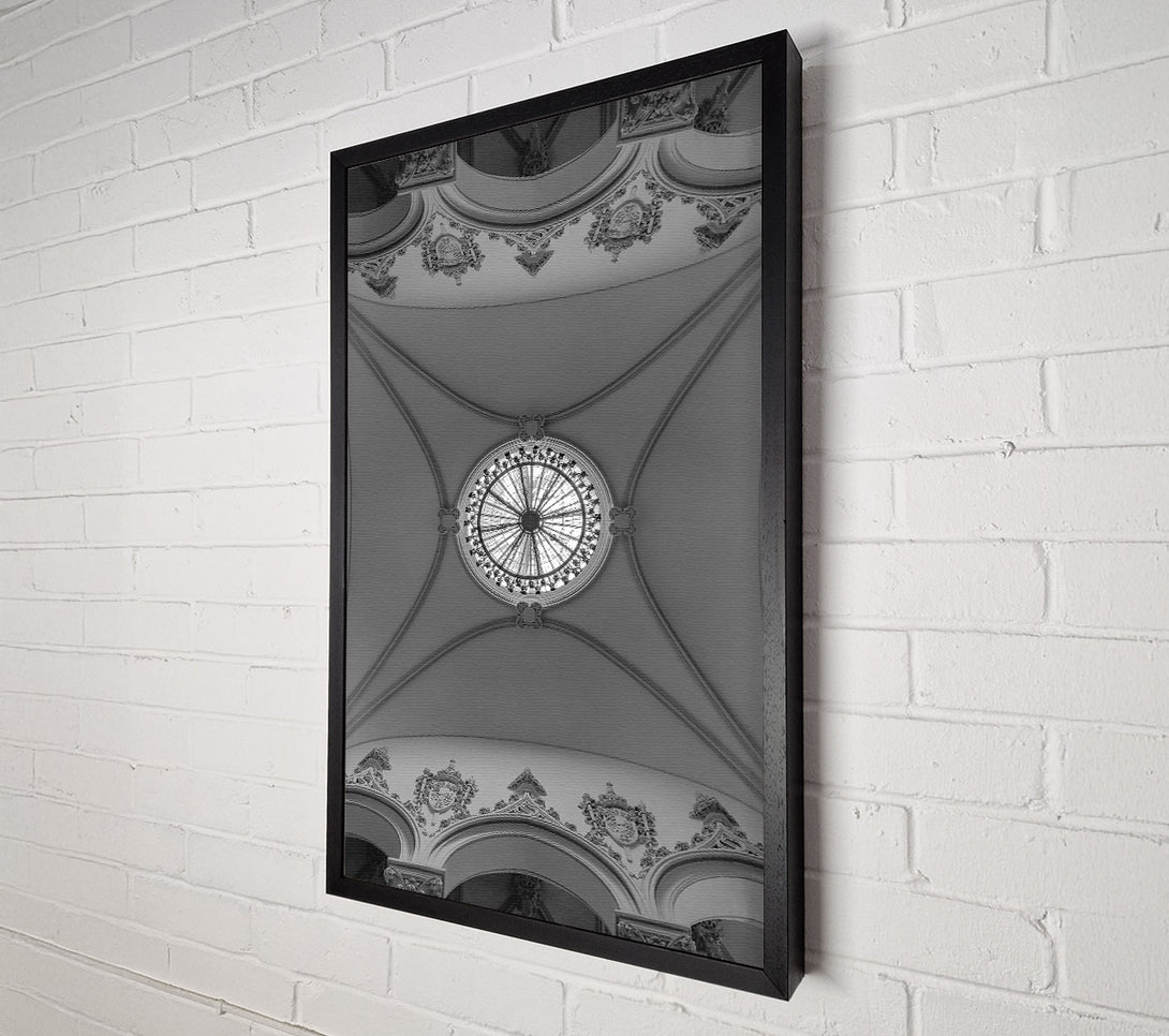  A Canvas Print of White Ceiling Dome Canvas Art
