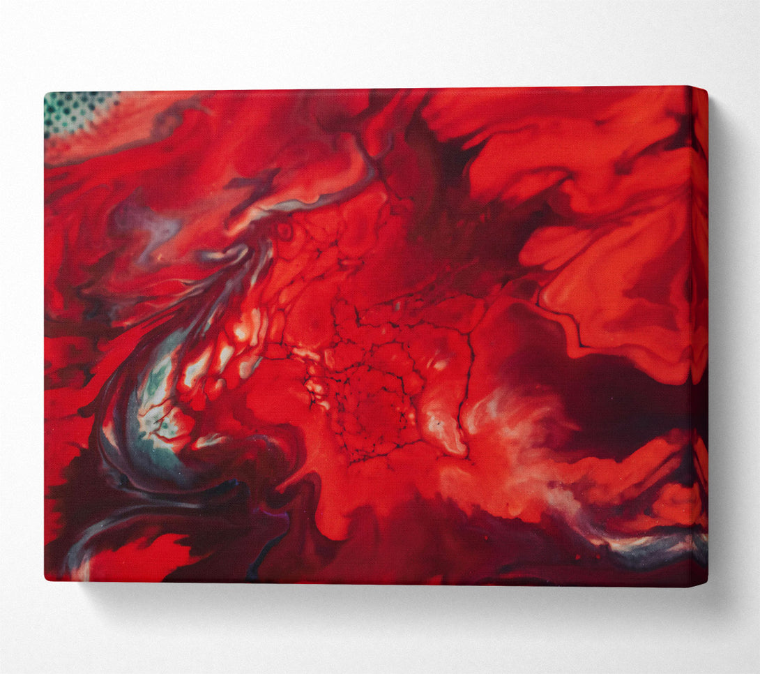  A Canvas Print of Crimson Swirls And Dreams Canvas Art