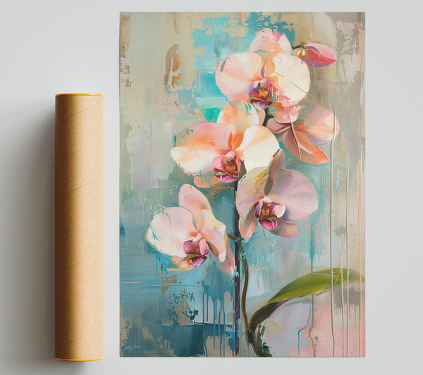 Pink Flowers Giclee Print