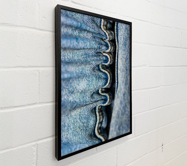 Blue Denim Folds