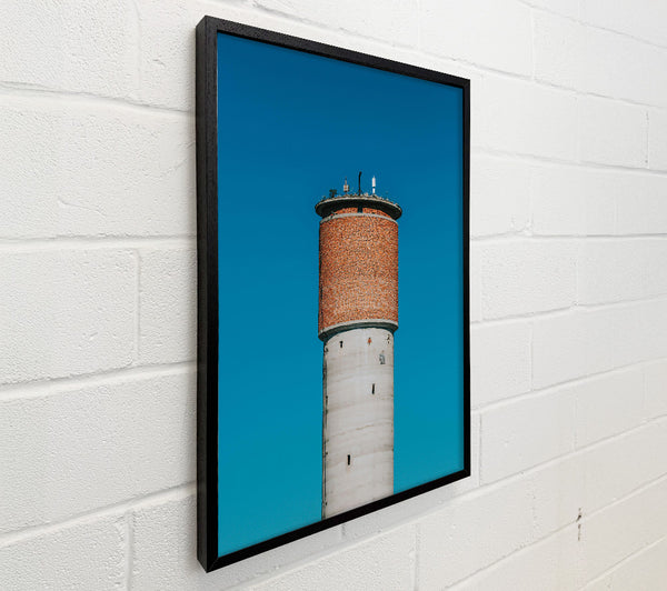 Brick Tower Against Blue Sky