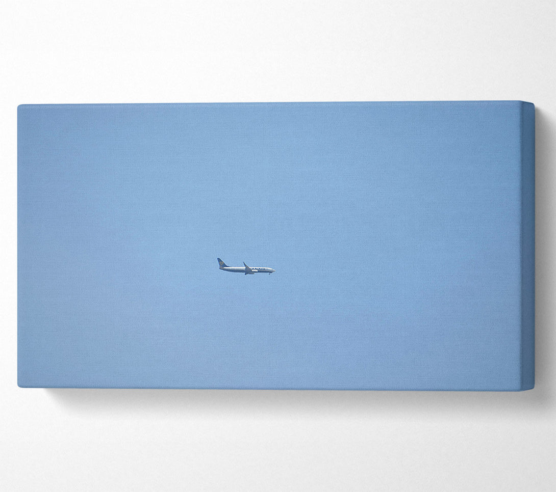  A Canvas Print of Azure Horizon Flight Canvas Art