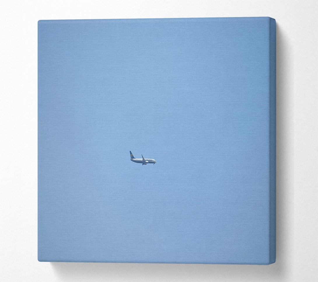  A Canvas Print of Azure Horizon Flight Canvas Art