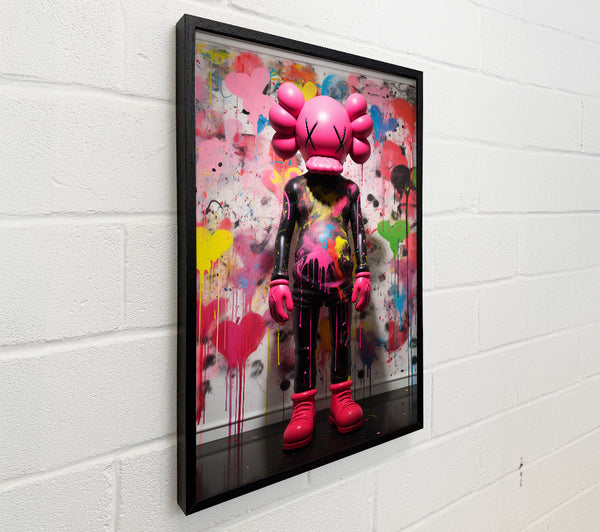 Pink Man Graffiti
