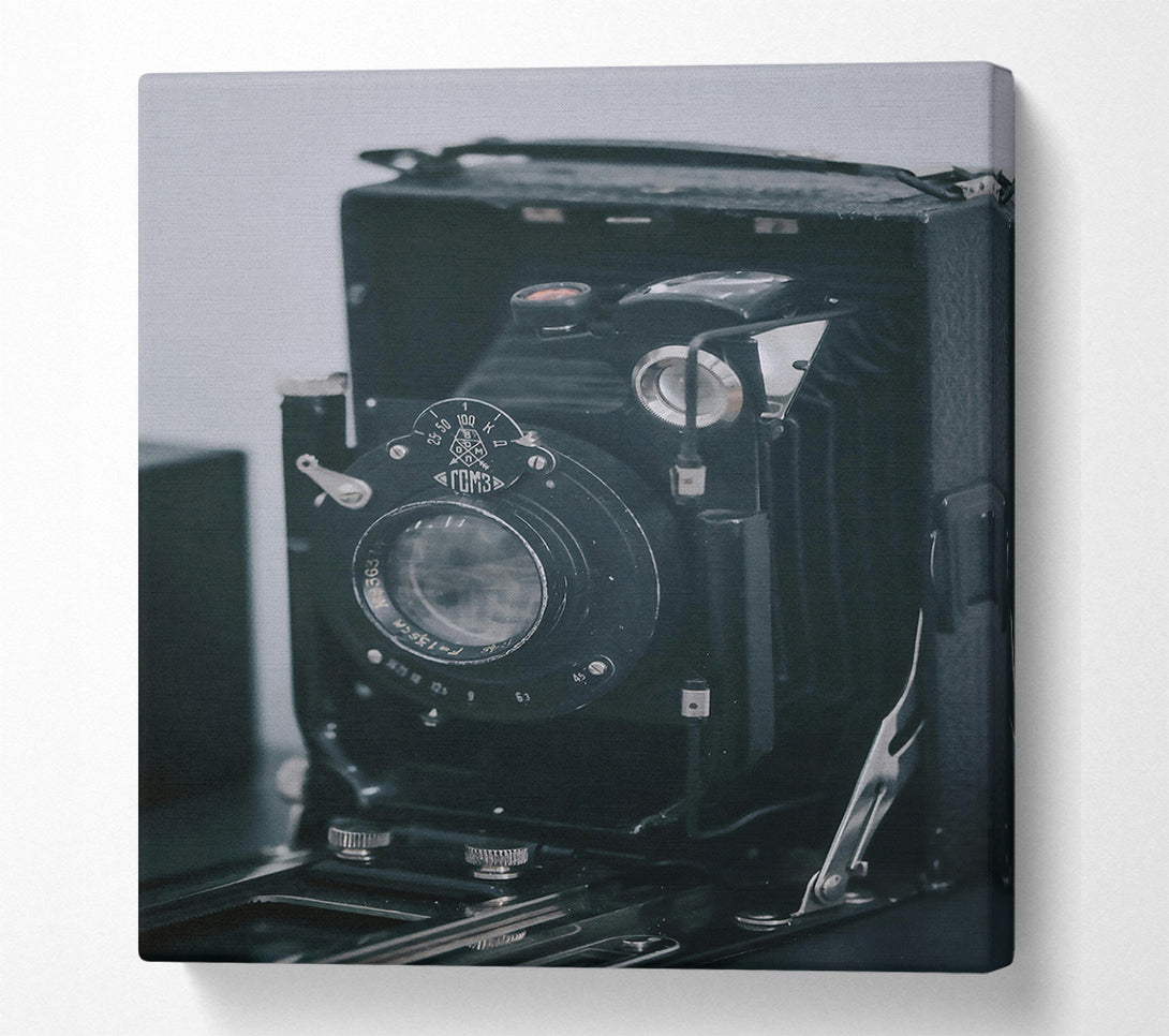  A Canvas Print of Black Camera Lens Focus Canvas Art