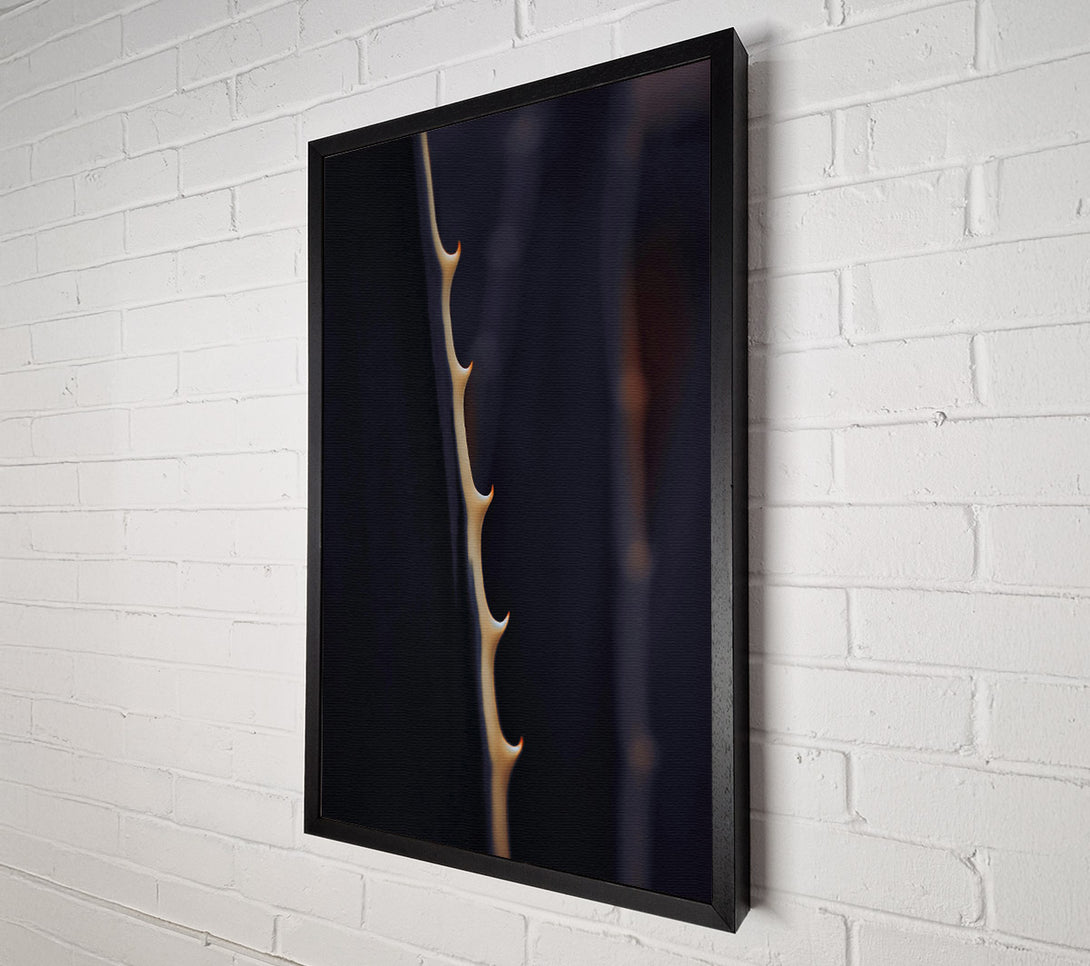  A Canvas Print of Pale Thorns On Blue Canvas Art