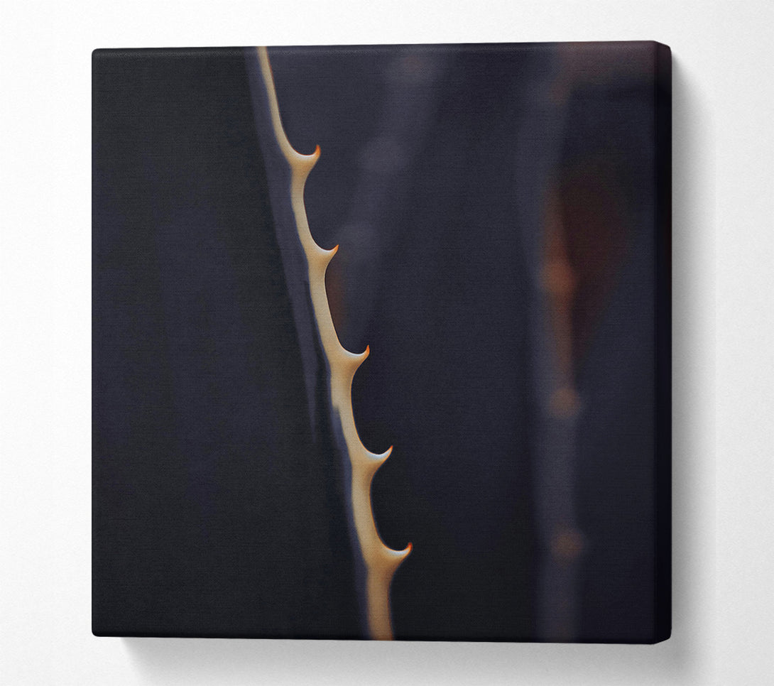  A Canvas Print of Pale Thorns On Blue Canvas Art
