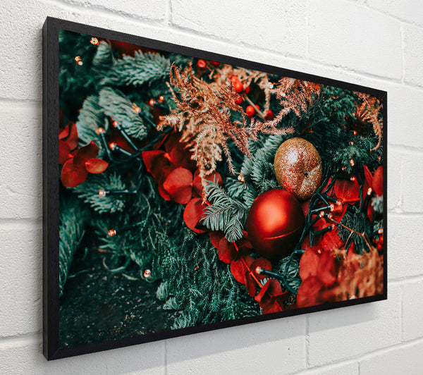 Crimson Christmas Lights