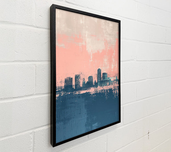 Pink To Blue Wash