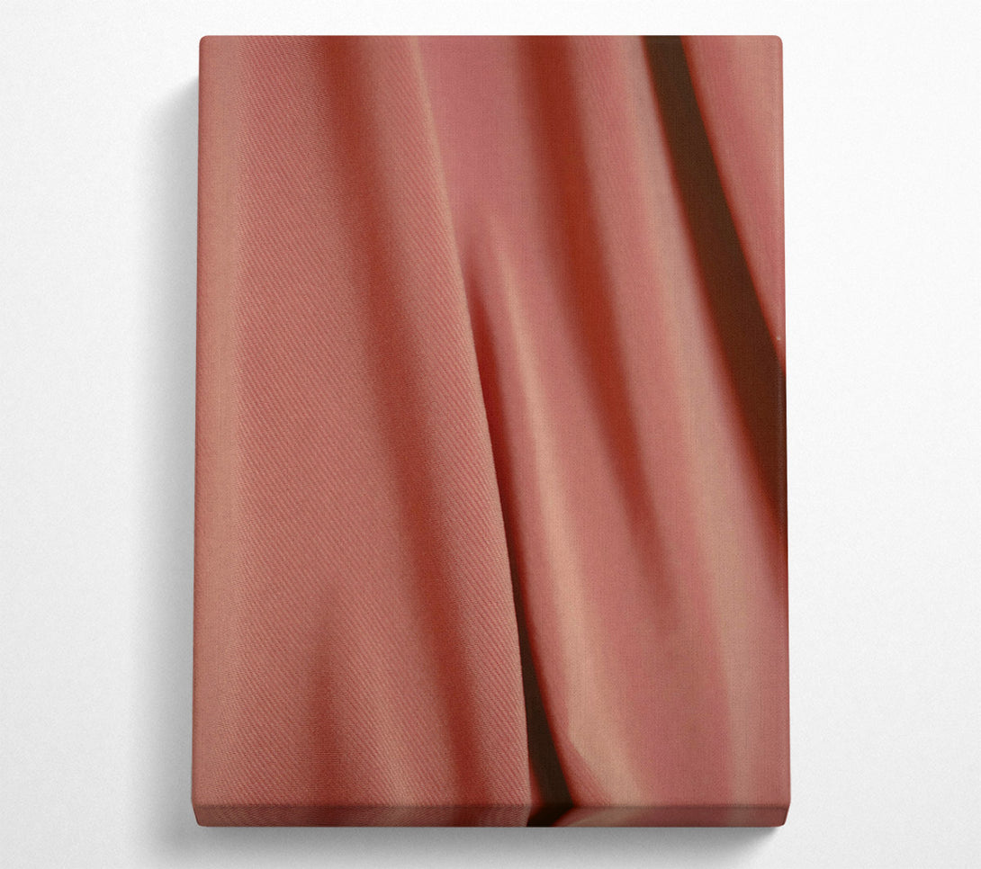  A Canvas Print of Dusty Rose Drape Canvas Print