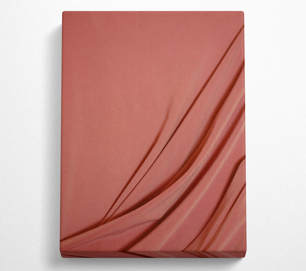  A Canvas Print of Coral Fabric Flow Canvas Wall Art