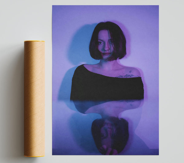 Purple Reflection Reverie Print