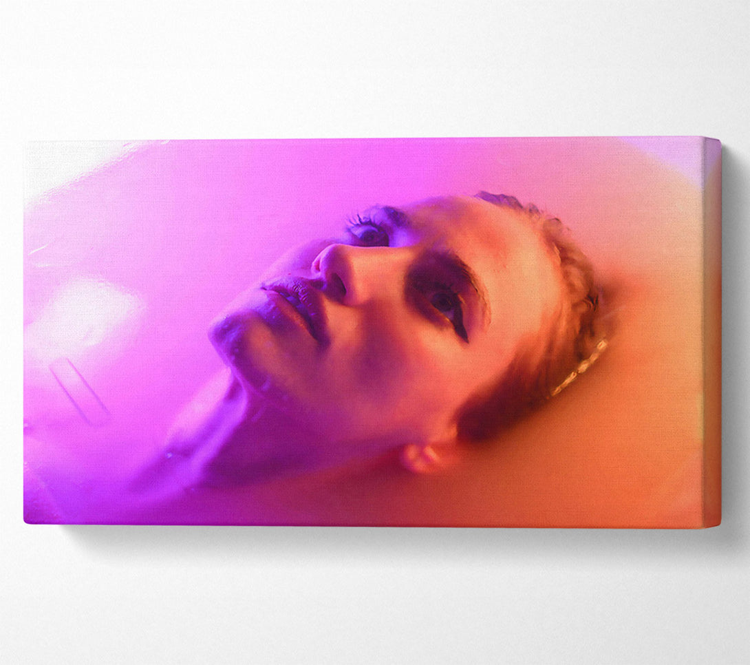  A Canvas Print of Pink Submersion Canvas Wall Art