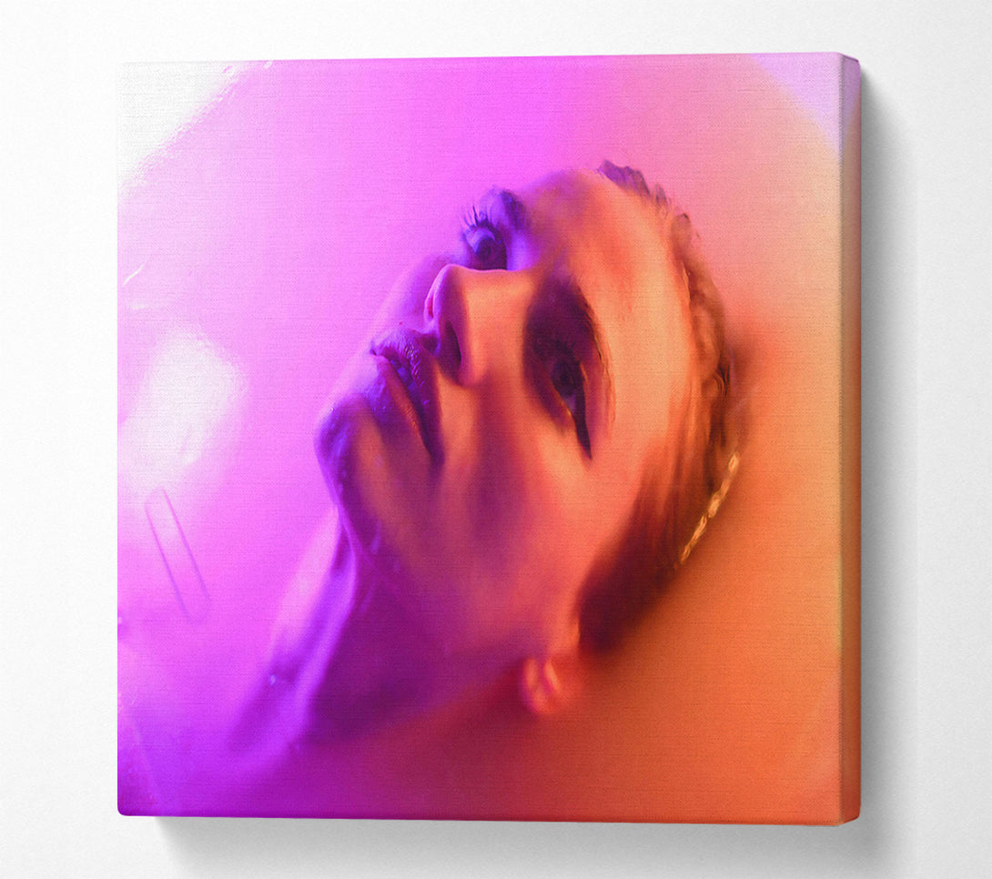  A Canvas Print of Pink Submersion Canvas Wall Art