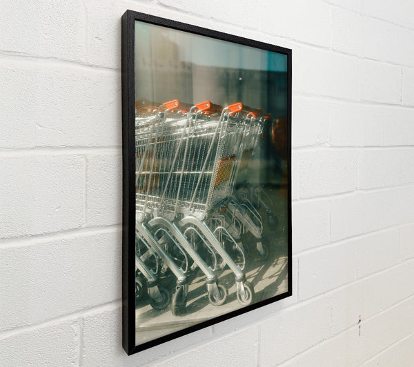 Orange Reflections On Chrome