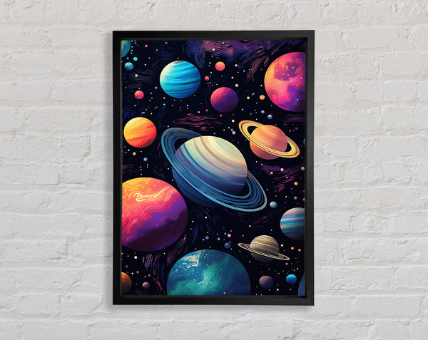 Planet Madness Framed Print