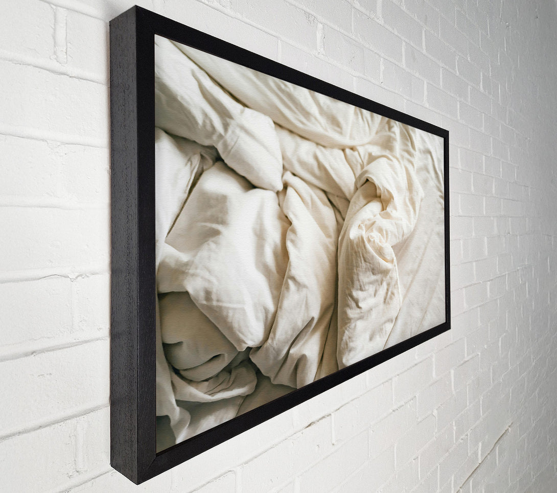  A Canvas Print of Off-White Wrinkles Canvas Print