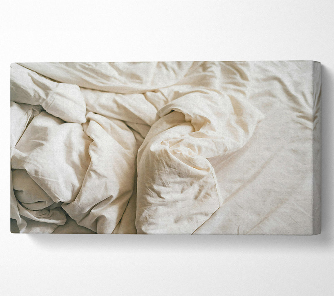  A Canvas Print of Off-White Wrinkles Canvas Print