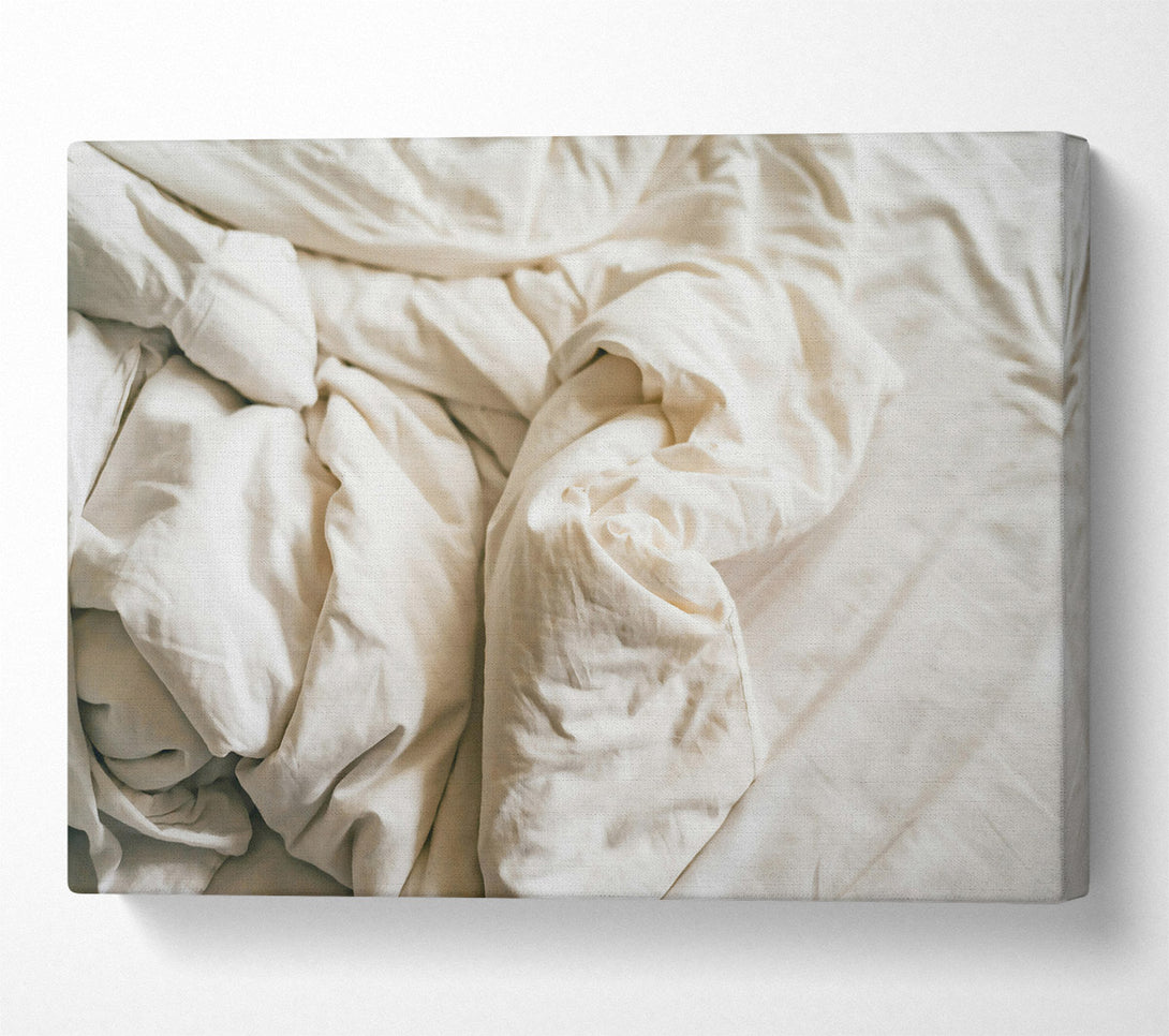  A Canvas Print of Off-White Wrinkles Canvas Print