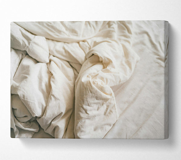  A Canvas Print of Off-White Wrinkles Canvas Print
