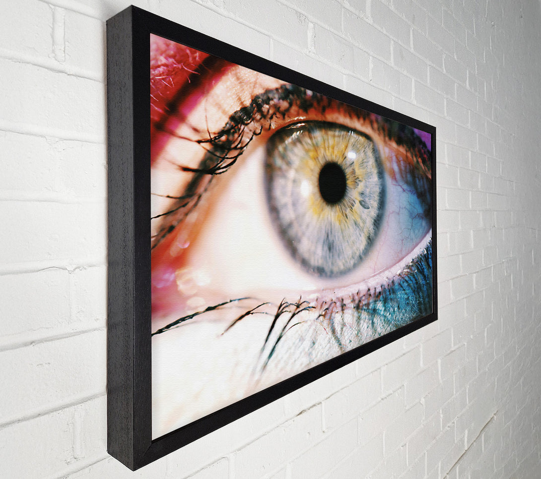  A Canvas Print of Blue Iris Detail Canvas Wall Art