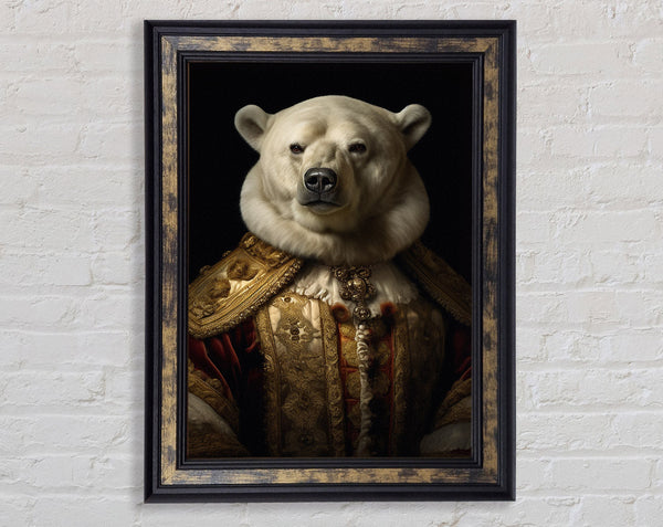 Polar Bear Renaissance Framed Print
