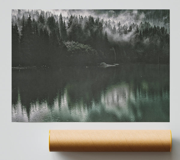 Emerald Reflections Print